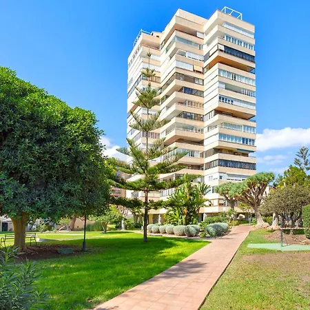 Playamar Flat In The With Pool, Tennis And Paddle Court, Gardens Apartment *