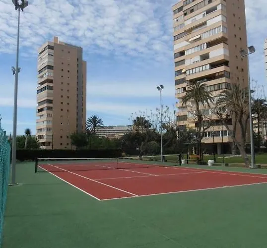 Playamar Flat In The With Pool, Tennis And Paddle Court, Gardens Apartment *
