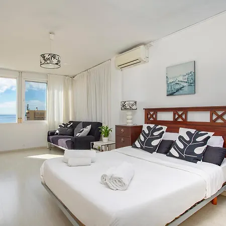 Daire Playamar Flat In The With Pool, Tennis And Paddle Court, Gardens *