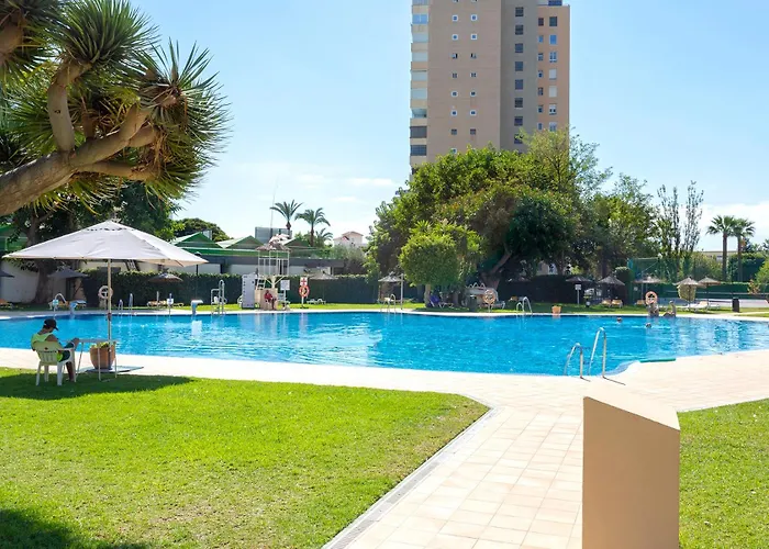 Apartamento Playamar Flat In The With Pool, Tennis And Paddle Court, Gardens
